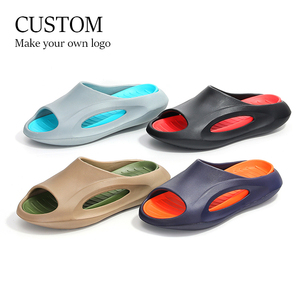 Slides nuage originales unisexes avec bout ouvert pantoufles épaisses et souples en mousse EVA chaussures colorées à la mode Slide Zapatilla - Product Image 1