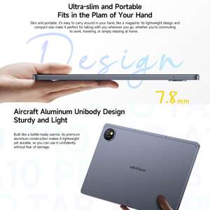 Ulefone Tablet PC <span class=keywords><strong>Tab</strong></span> <span class=keywords><strong>A10</strong></span> Pro, versión global, 6GB + 128GB, 11 pulgadas, Android 14, 6600mAh, MediaTek MT8786, ocho núcleos, 4G, enchufe europeo - Product Image 4
