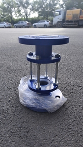 जाली वेल्डेड फ्लैंज दृष्टि ग्लास एनीसी मानक उच्च दबाव प्रतिरोधी प्लास्टिक-लेपित सतह पेट्रोकेमिकल उद्योग अनुप्रयोग - Product Image 4