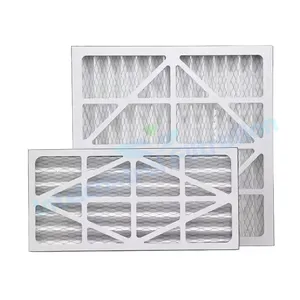 Filtre à air en papier à panneau pliable pré-efficacité Clean-Link pour la climatisation et le système HVAC
