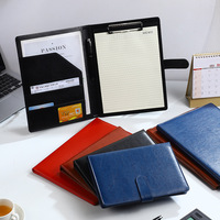 Carpeta de Contratos A5 Multifuncional de Cuero PU, Bloc de Notas, Carpeta Magnética para Documentos Comerciales CP002, Portafolio