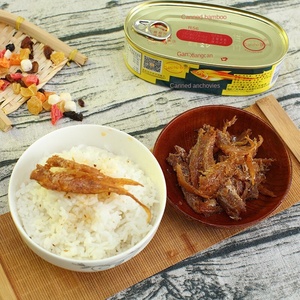 In scatola Ganzhu acciughe <span class=keywords><strong>pesce</strong></span> istantaneo con riso e vino verdure olio specialità Guangdong - Product Image 3