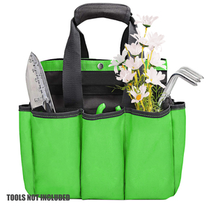 Waterproof OEM/ODM Factory <b>Garden</b> <b>Tool</b> Bag 8 Pockets Zippered Top Adjustable Strap Padded Handle 150 lb Capacity for <b>Tools</b> - Product Image 6