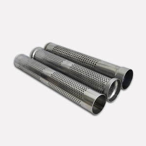 Pièces détachées pour véhicules tuyau d'échappement perforé en acier inoxydable - Product Image 1