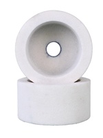 Meule en corindon blanc en forme de coupelle 75/100/125/150/200, à base de carbure de silicium vert, pour le débavurage de coupe-papier en alliage métallique