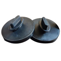 Support en caoutchouc tourné OEM en promotion, fabriqué au Shandong pour pièces agricoles, usinage CNC, noir, certifié ISO9001, emballage en sac poly et carton