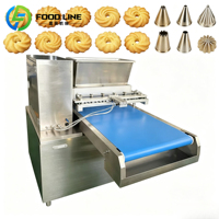 Équipement de production automatique de biscuits en acier inoxydable avec une utilisation facile et des paramètres de formage flexibles, machine à biscuits