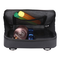 Étui portable anti-odeur personnalisé avec doublure en charbon actif, matériau PU, fermeture à glissière