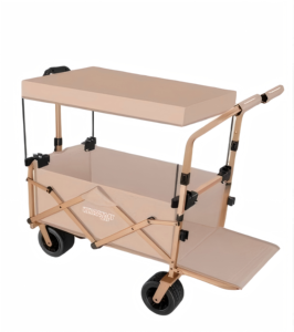 Poussette de <span class=keywords><strong>wagon</strong></span> pliable en plastique robuste pour enfants pliante à la main utilitaire bébé transporter chariot de plage pliable pour Camping jardin - Product Image 2