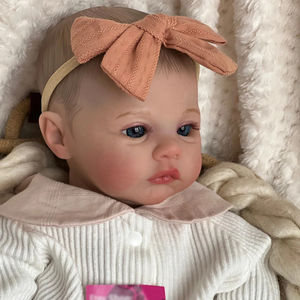 Muñeca <span class=keywords><strong>Reborn</strong></span> de 49 cm, Tamaño Bebé, con Acabado Pintado, Realista, Suave al Tacto, <span class=keywords><strong>Arte</strong></span> de Piel 3D, Camina - Product Image 3