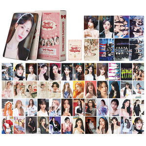 SHUHUA YUQI MINNIE <span class=keywords><strong>SOYEON</strong></span> MIYEON Photocard Lomo Carte Photo KPOP 55 pièces/boîte (G)I-DLE 2025 salutations de saison - Product Image 4