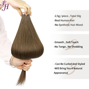 FH Usine Directement Vente Européen Ruban dans les Extension de Cheveux 100% Cheveux Humains Vierges Ruban Droit Ins Cheveux - Product Image 3