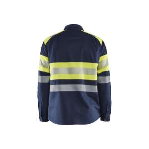 BLAKLADER - 322915178933XS Camisa multinorm Hi-vis Azul marino/Amarillo-EAN 7330509730140 ROPA DE TRABAJO RESISTENTE A LLAMAS - Product Image 2