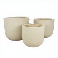 Ensemble de pots en fibre de verre sculptés à la main, classiques, modernes et colorés, taille personnalisée, pour plantes, vente en gros, intérieur/extérieur, maison, hôtel