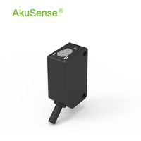 Sensor Reflektif Retro AkuSense Price Beam Diffuse 5v untuk Luar Ruangan, Sensor Fotoelektrik Reflektor Pantulan