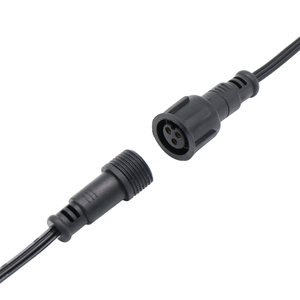 Mini M12 IP65 Étanche Cuivre 2A 12V Connecteurs pour vélo électrique 2 broches-6 broches Adaptateur mâle femelle Câble Gjq - Product Image 2