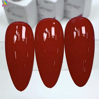 Esmalte de Uñas en Gel de Larga Duración, Protección Antiamarilleo, Capa Superior Brillante Violeta