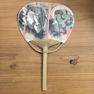 Abanico de Bambú del Templo Kinkakuji, Diseño Clásico Tradicional, Recuerdo de Viaje, Publicidad y Promoción - Product Image 1