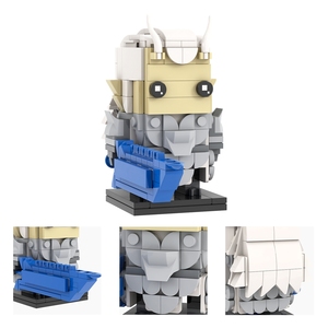 240 pièces MOC7389 Aoguang Ne Zha Aobing <span class=keywords><strong>Mythes</strong></span> <span class=keywords><strong>et</strong></span> <span class=keywords><strong>légendes</strong></span> chinoises anciennes Blocs de construction carrés DIY pour enfants Jouets - Product Image 3