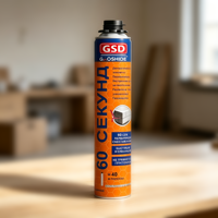 Mousse PU à prise rapide GSD 900g Modèle 60 pour décoration intérieure, isolation thermique des murs en plâtre et isolation des joints
