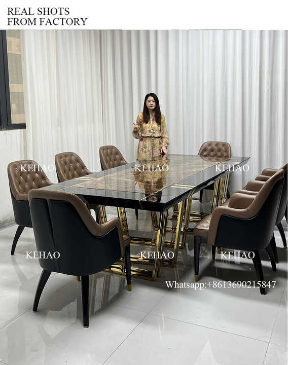 イタリア製・豪華なテーブルセット、ダイニングテーブルセット イタリア製・豪華なテーブルセット、ダイニングテーブルセット