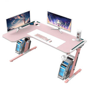 WSX8001wholesale Dormitorio <span class=keywords><strong>en</strong></span> forma de <span class=keywords><strong>L</strong></span> Personaliza Estudio competitivo <span class=keywords><strong>Gamer</strong></span> Escritorio de la computadora Escritorio De Pie ajustable <span class=keywords><strong>Mesa</strong></span> de juegos - Product Image 5