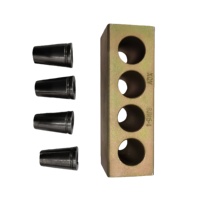 Système de dalle en acier galvanisé de haute qualité, 4 trous, ancrage précontraint à tension plate, diamètre 12 mm, utilisé pour les brins non limités