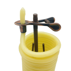 Candela Verticale da 80 Ore, Ecologica in Cera d'Api Naturale con Stoppino in Cotone - Product Image 3