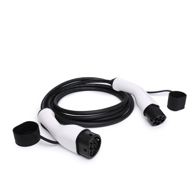Universal Type 2 to Type 2 EV Charging Cable Compatible with Tesla Model 3/Y BYD MG Kia Hyundai All EVs