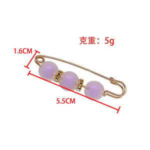 Trois broches en forme de boule de gelée mate comme accessoire de collection <span class=keywords><strong>pour</strong></span> la taille, épingles de sûreté en métal <span class=keywords><strong>pour</strong></span> kilt, clips <span class=keywords><strong>pour</strong></span> <span class=keywords><strong>hijab</strong></span>, boucle <span class=keywords><strong>pour</strong></span> femmes - Product Image 4