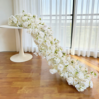 Chemin de table en soie artificielle moderne de haute qualité, personnalisable, disponible en plusieurs couleurs, pour mariage, arche, allée, décoration de fête