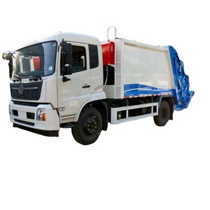 Camion à ordures compacteur Dongfeng <span class=keywords><strong>Tinjin</strong></span> à chargement arrière, prix bas à vendre en Asie centrale - Product Image 1