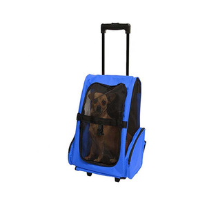 Custom Logo Patroon Sample Luxe Draagbare Kat Hond Rugzak Trolley Reizen Soft Pet Carrier Wandelwagen Reistas - Product Image 6