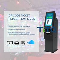 Киоск для выдачи наличных по QR-коду с принтером Pyramid, сканером и диспенсером для наличных для игровых автоматов и онлайн-игр