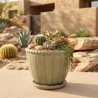 Pot de fleurs de luxe pour plantes d'intérieur, pot moderne en céramique, pots de fleurs en céramique pour l'extérieur, grand pot en céramique