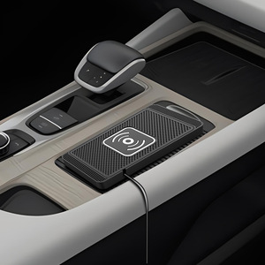 <span class=keywords><strong>Chargeur</strong></span> de <span class=keywords><strong>voiture</strong></span> sans fil pour le commerce international, charge inductive 15W, compatible avec la charge rapide USB Type-C - Product Image 1
