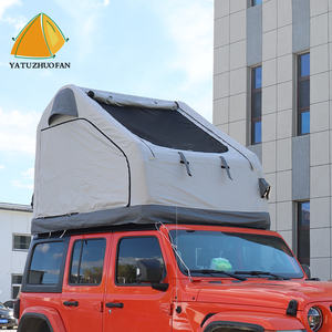 Tente de voiture gonflable noire en vente chaude pour les voitures SUV et les camions, <span class=keywords><strong>camping</strong></span> en plein air, fabriquée en tissu de coton - Product Image 3