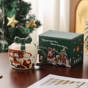 Christmas Cartoon <b>Mug</b> with Lid <b>Cute</b> Ceramic Coffee <b>Mug</b> for Girls Office Use Business Gift Dishwasher & Microwave Safe - Product Image 6
