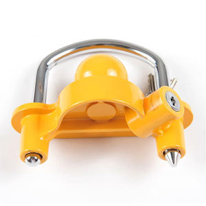 Bloqueo de <span class=keywords><strong>remolque</strong></span> de coche, yate, conector RV, gancho de <span class=keywords><strong>remolque</strong></span>, cubierta de <span class=keywords><strong>bola</strong></span> en forma de U, bloqueo de aleación de aluminio antirrobo - Product Image 2