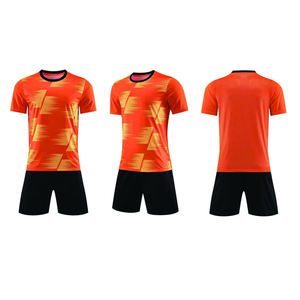 قميص كرة قدم للكبار بشعار مخصص، 100% بوليستر، سريع الجفاف، قابل للتنفس، تصميم جديد، خدمة قص آلي، زي فردي حسب الطلب - Product Image 3