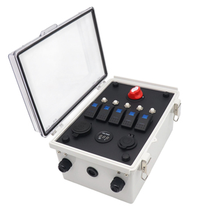 12V không thấm nước <span class=keywords><strong>5</strong></span> Gauge Rocker chuyển đổi Trung tâm điều khiển hộp điện với 150A chuyển đổi pin cho ô tô Marine RV xe tải thuyền - Product Image 2