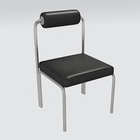 Ensemble de chaises de table en acier inoxydable commercial moderne personnalisé avec panneau de bois tendre banc sans dossier pour bar café thé boutiques