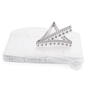 Cinta métrica de 150 cm, regla de plástico blanca para medir y manualidades - Product Image 4