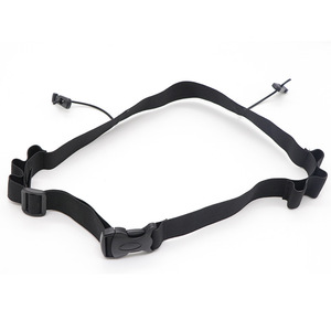 Ceinture de numéro de course Lihao élastique 25*800mm pour marathon, course à pied, noir et blanc - Product Image 1