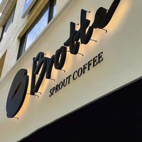 Letrero Comercial Luminoso con Letras de Canal LED, Letrero 3D con Logotipo Personalizado, Letrero LED 3D Acrílico para Exteriores