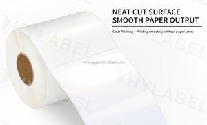 100x50 100x80 100x100 100x150 bóng PP trắng Bopp bao bì nhãn Polypropylene sticker tự dính giấy Glossy PP Bopp nhãn - Product Image 2