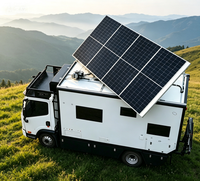 Suiveur solaire à double axe en alliage d'aluminium léger pour toit de véhicule 360° °   Système de suivi pour alimentation solaire de camping-car