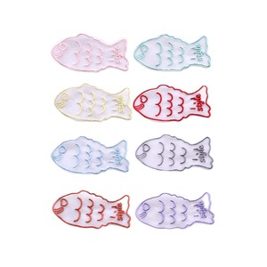 Marcadores de organza bordados, formas variadas, paquete a granel, empaque individual en bolsa OPP, para reabastecimiento de papelerías. - Product Image 3