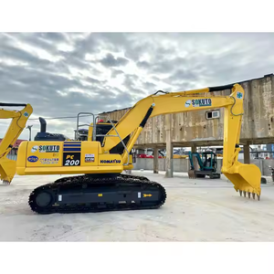 Used High Quality Komatsu PC200-8/PC200-7/PC200-6 Excavator 20 Ton Operating <b>Weight</b> 110kw Engine & Gearbox <b>Sale</b> - Product Image 1