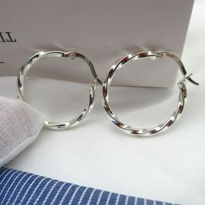 MYF Usine Personnalisée Vente en Gros Minimaliste Creux Bambou Créole Boucles d'Oreilles Créoles Argent Sterling 925 Plaqué <span class=keywords><strong>Or</strong></span> Zircon Pierre Principale - Product Image 3